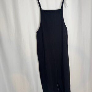 YESNO Loose Long Bib Pants Wide Leg Jumpsuit / Romper Women's Size Medium